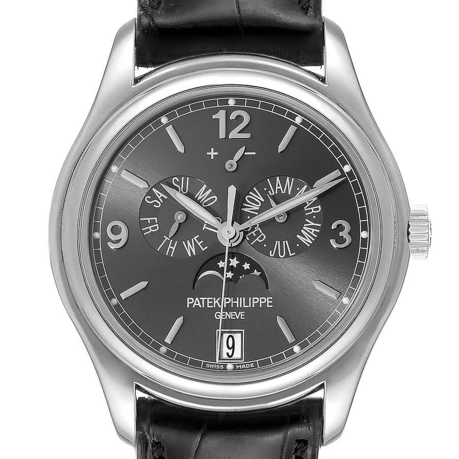 Patek Philippe Complicated Annual Calendar White Gold Mens Watch 5146 SwissWatchExpo