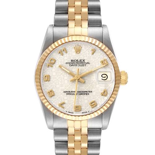 Photo of Rolex Datejust 31 Midsize Anniversary Ivory Dial Watch 68273