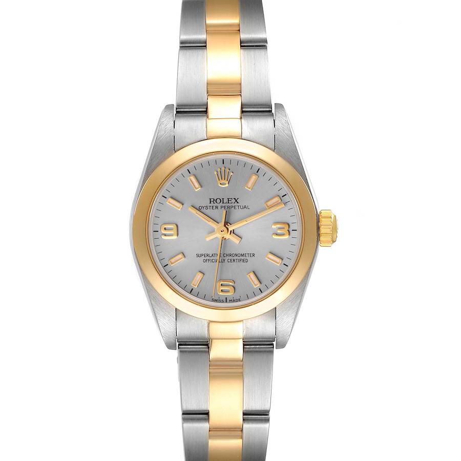 NOT FOR SALE Rolex Oyster Perpetual Nondate Steel Yellow Gold Ladies Watch 76183 PARTIAL PAYMENT SwissWatchExpo