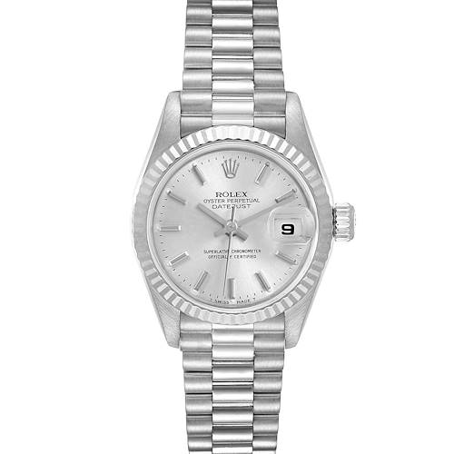 Photo of Rolex President Datejust 26Silver Dial White Gold Ladies Watch 69179