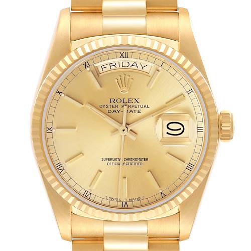 Men s Pre Owned Yellow Gold Rolex Watches SwissWatchExpo