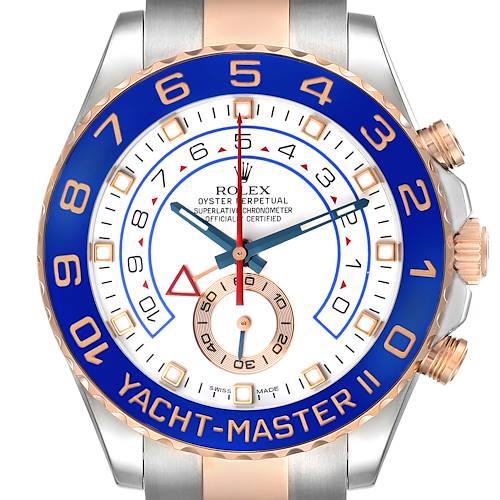 Photo of Rolex Yachtmaster II Regatta Steel Rose Gold Mens Watch 116681