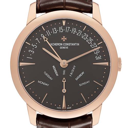 Photo of Vacheron Constantin Patrimony Rose Gold Grey Dial Watch 86020 Papers