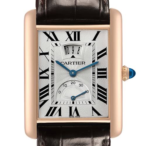 Photo of Cartier Tank Louis XL Power Reserve Rose Gold Mens Watch W1560003