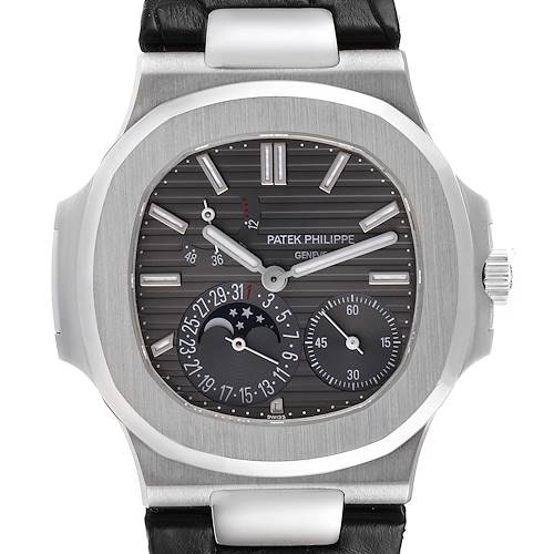 Photo of NOT FOR SALE Patek Philippe Nautilus White Gold Moonphase Mens Watch 5712G Box Papers PARTIAL PAYMENT