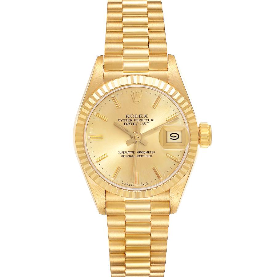 NOT FOR SALE Rolex Datejust President Yellow Gold Champagne Dial