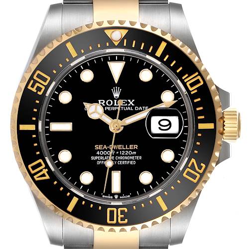Photo of Rolex Seadweller Black Dial Steel Yellow Gold Mens Watch 126603