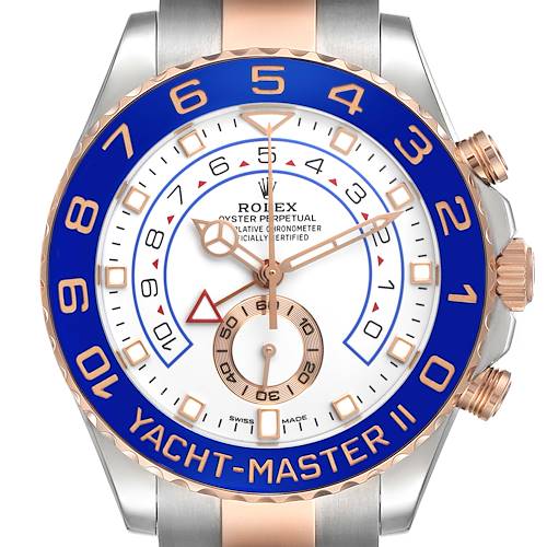 Photo of Rolex Yachtmaster II Regatta Steel Rose Gold Mens Watch 116681