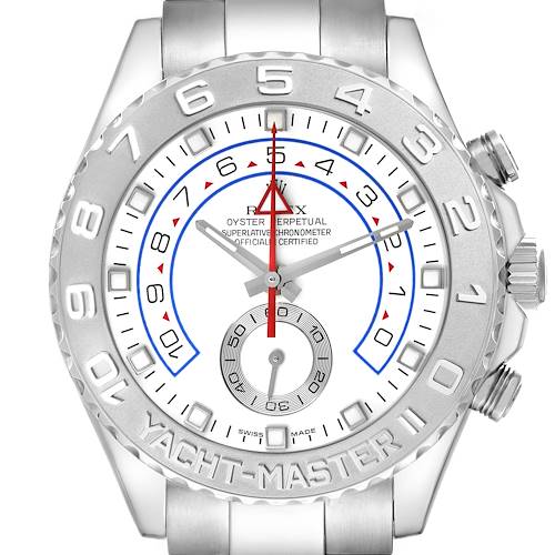 Photo of Rolex Yachtmaster II Regatta White Gold Platinum Mens Watch 116689