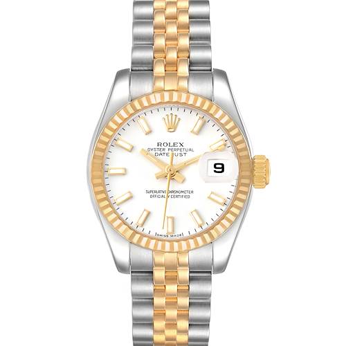 Photo of NOT FOR SALE Rolex Datejust Steel Yellow Gold White Dial Ladies Watch 179173 Box Card PARTIAL PAYMENT