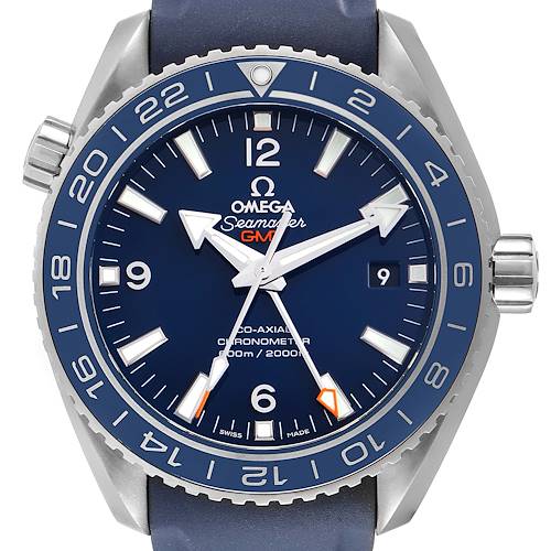 Photo of Omega Seamaster Planet Ocean GMT 600m Watch 232.92.44.22.03.001 Box Card
