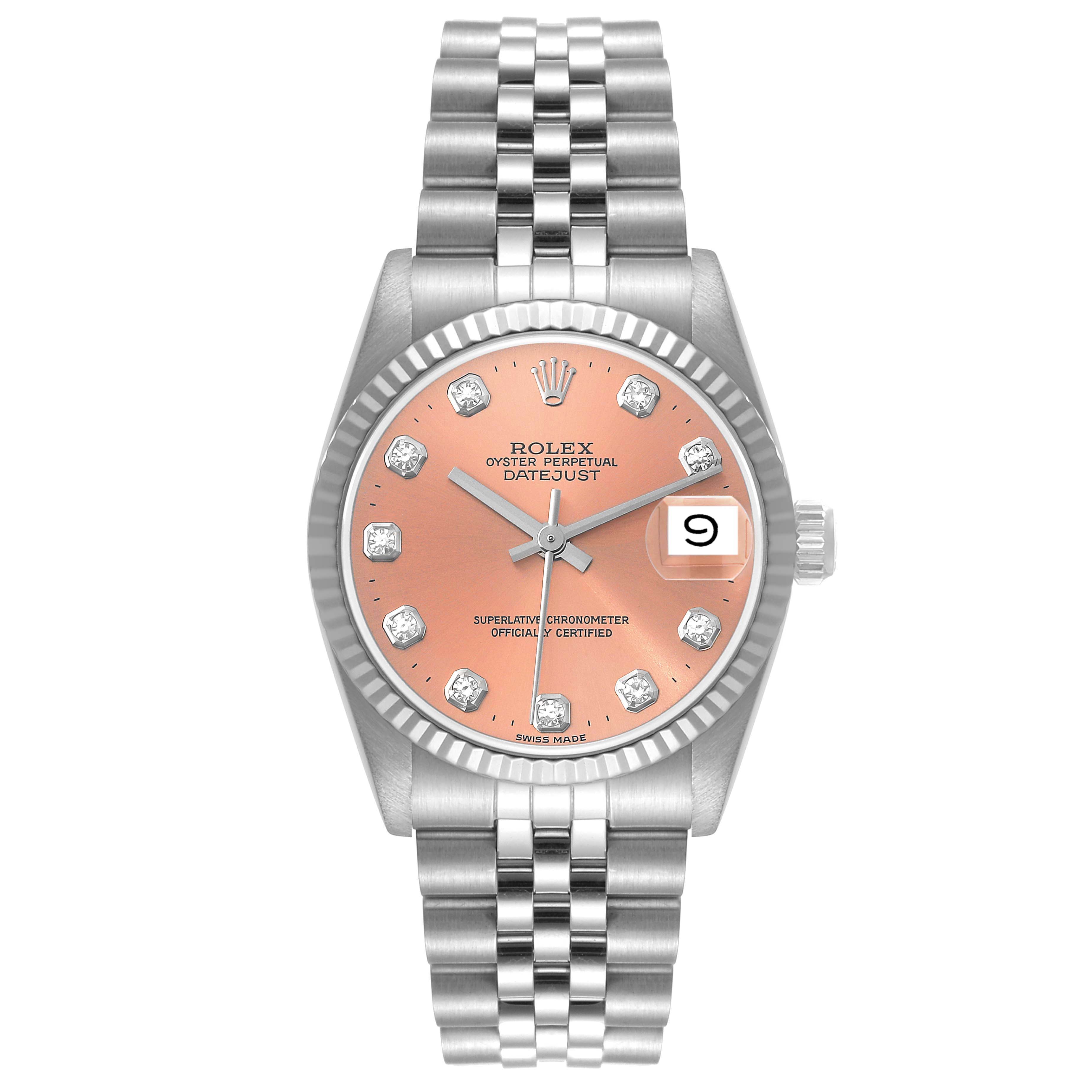 ROLEX DATEJUST 68274 6コマ Rolex Datejust 68274 31 MM Black Dial Pre-owned