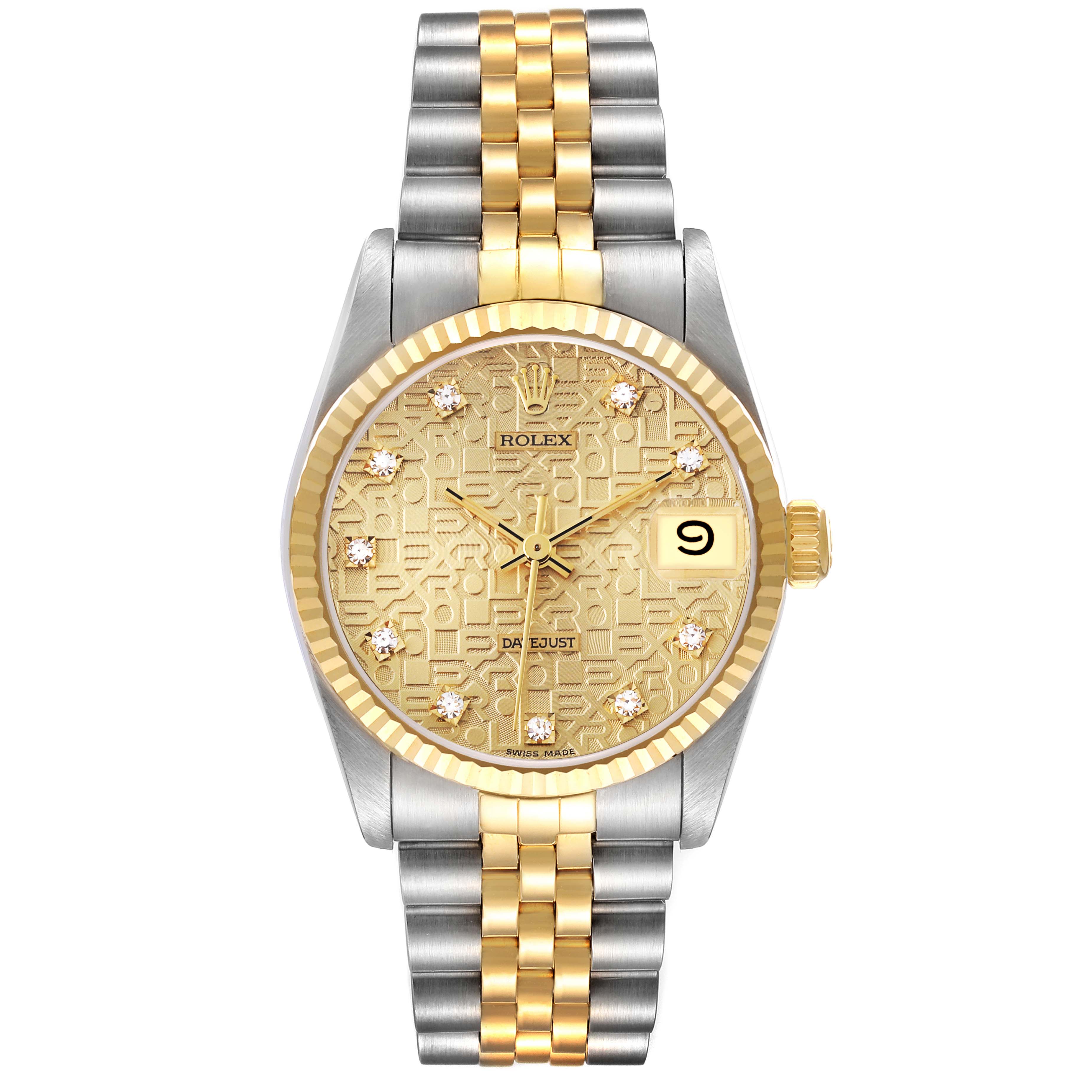ROLEX キーホルダー イエロー グレー 2930517AMT7.jpg