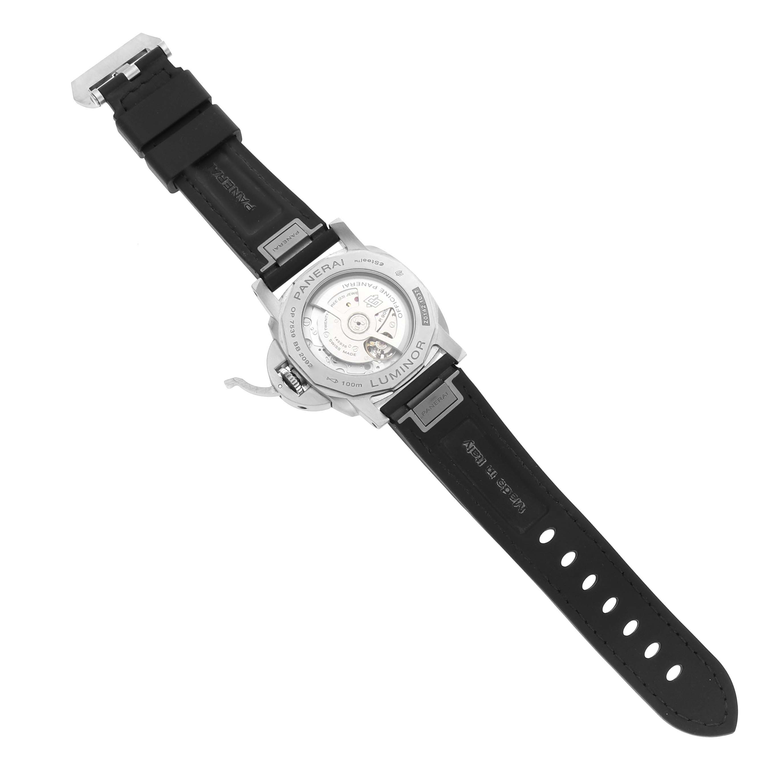 Camille Fournet PANERAI 44㎜  Aバックル用 ブラック 楽天市場】カミーユフォルネ 両開き Dバックル シルバー