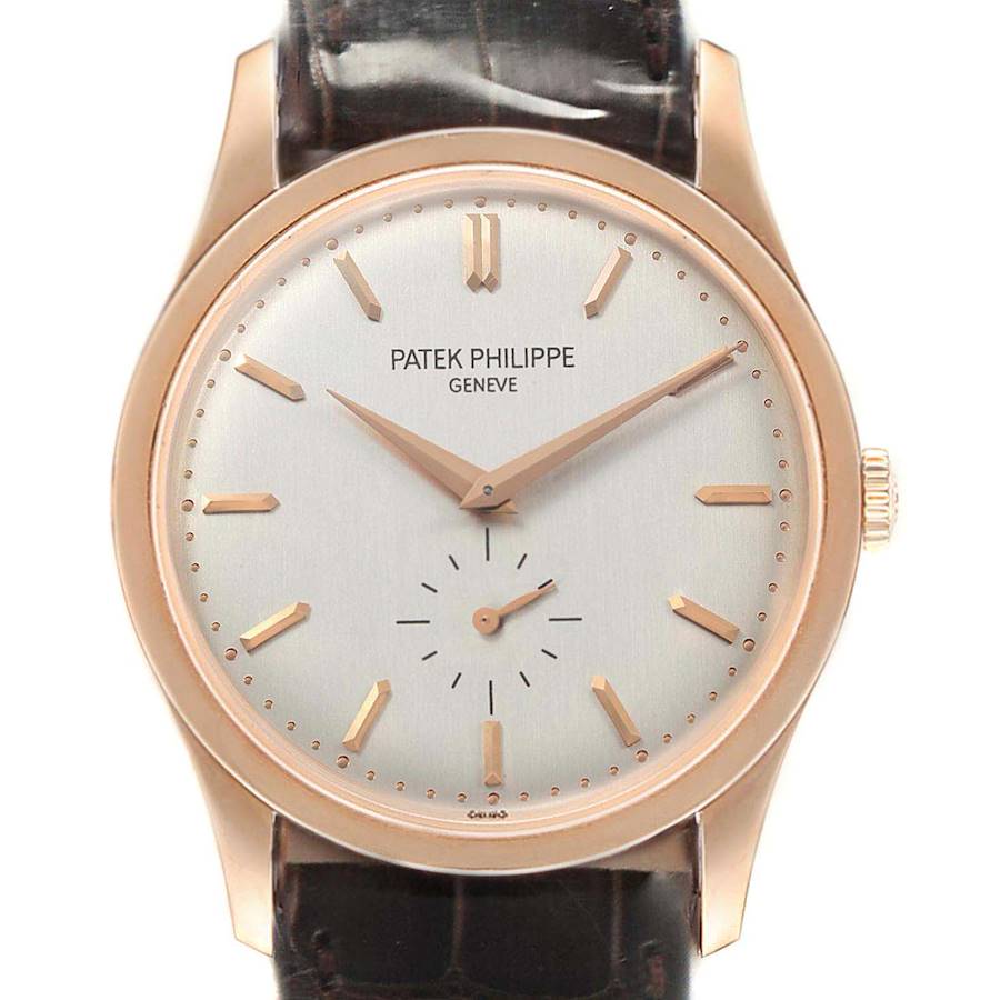 NOT FOR SALE Patek Philippe Calatrava 18k Rose Gold Silver Dial Mens Watch 5196 Sealed PARTIAL PAYMENT SwissWatchExpo