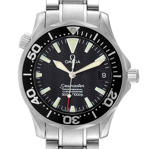 Photo of Omega Seamaster 36mm Midsize Black Wave Dial Steel Watch 2252.50.00