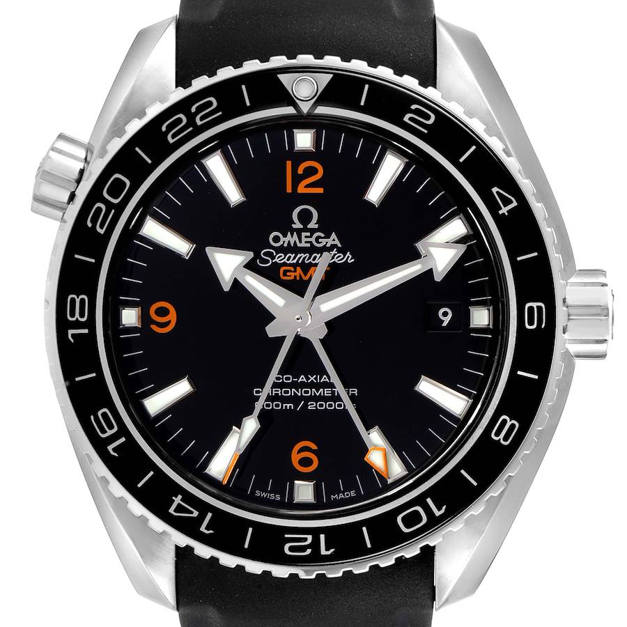 Omega Seamaster Planet Ocean GMT 600m Watch 232.32.44.22.01.002 Box Card SwissWatchExpo