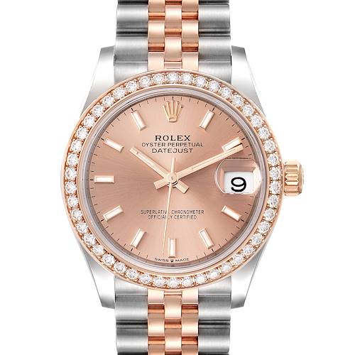 Photo of NOT FOR SALE Rolex Datejust 31 Midsize Steel Rose Gold Diamond Watch 278381 Unworn PARTIAL PAYMENT