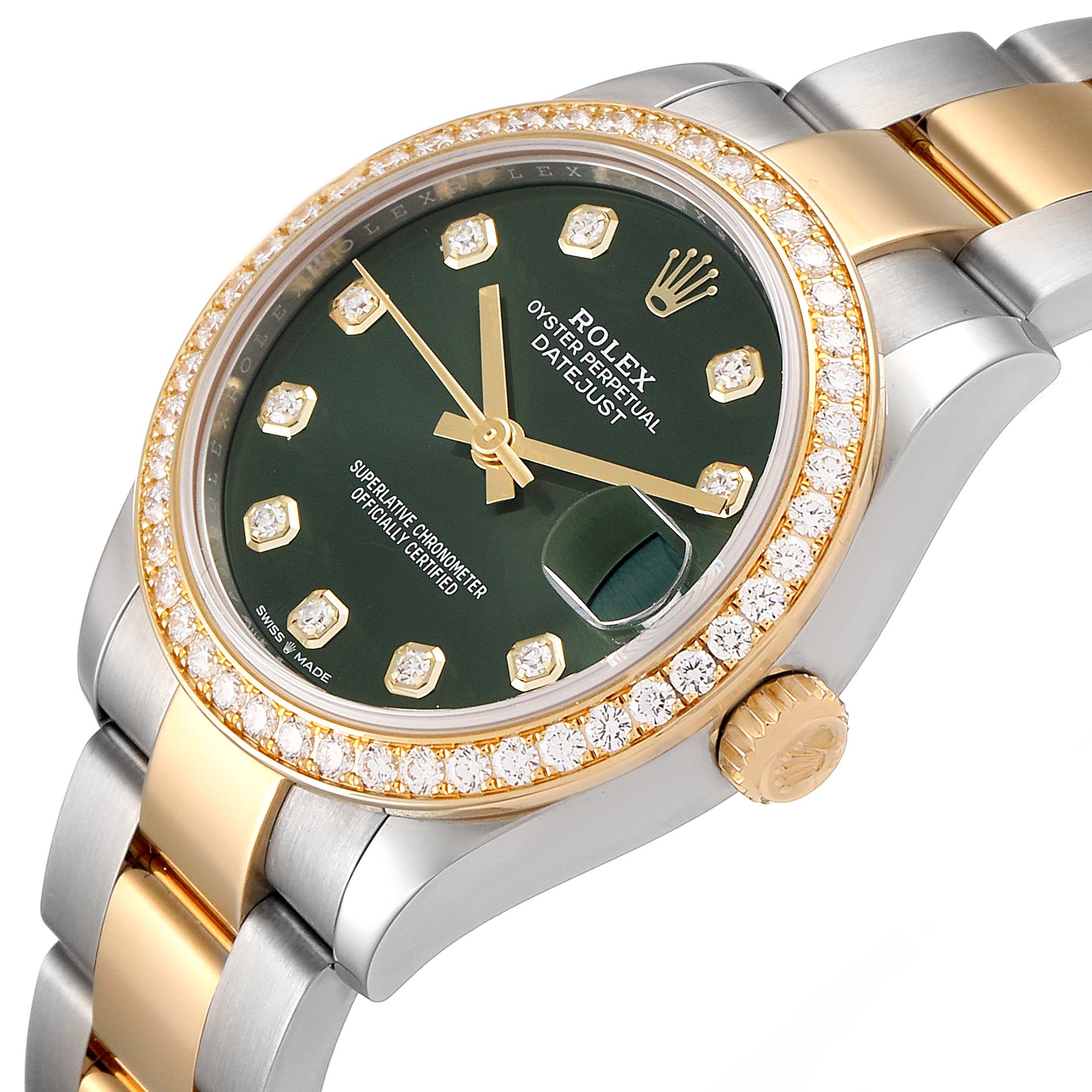 rolex datejust 31mm steel and yellow gold