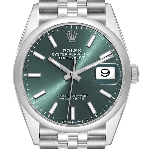 Photo of NOT FOR SALE Rolex Datejust 36 Mint Green Dial Steel Mens Watch 126200 Box Card PARTIAL PAYMENT