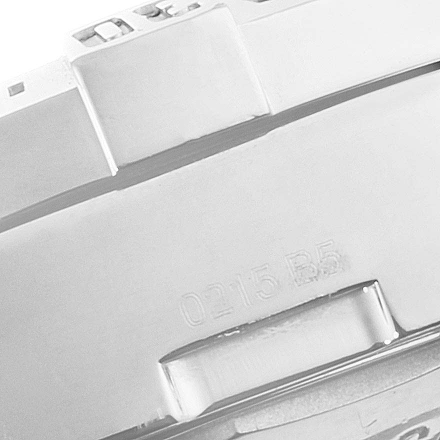 The image shows a close-up of the buckle and clasp mechanism of the Breitling Colt A13388 Men's Stainless Steel Black Dial A13388 Men's Stainless Steel Black Dial watch.