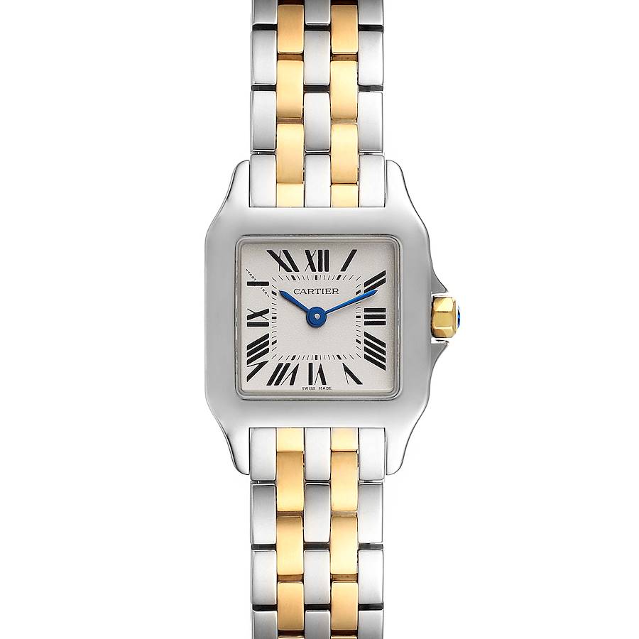 Cartier Santos Demoiselle Steel Yellow Gold Ladies Watch W25066Z6 Box Papers SwissWatchExpo