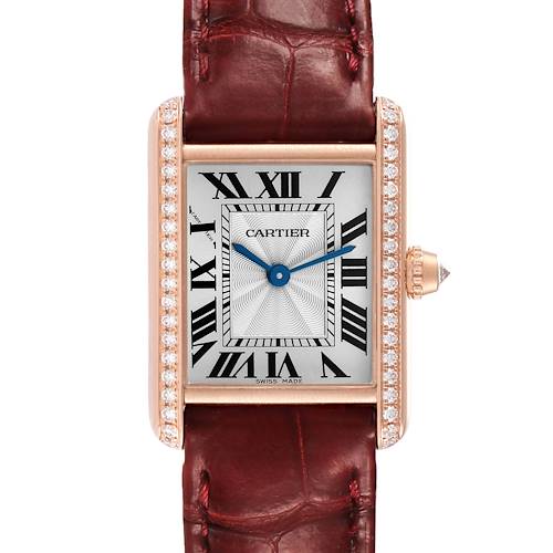 Photo of Cartier Tank Louis Rose Gold Diamond Ladies Watch WJTA0010