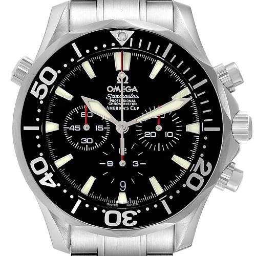 Photo of Omega Seamaster 300M Chronograph Americas Cup Watch 2594.50.00 Card PLUS ONE LINK