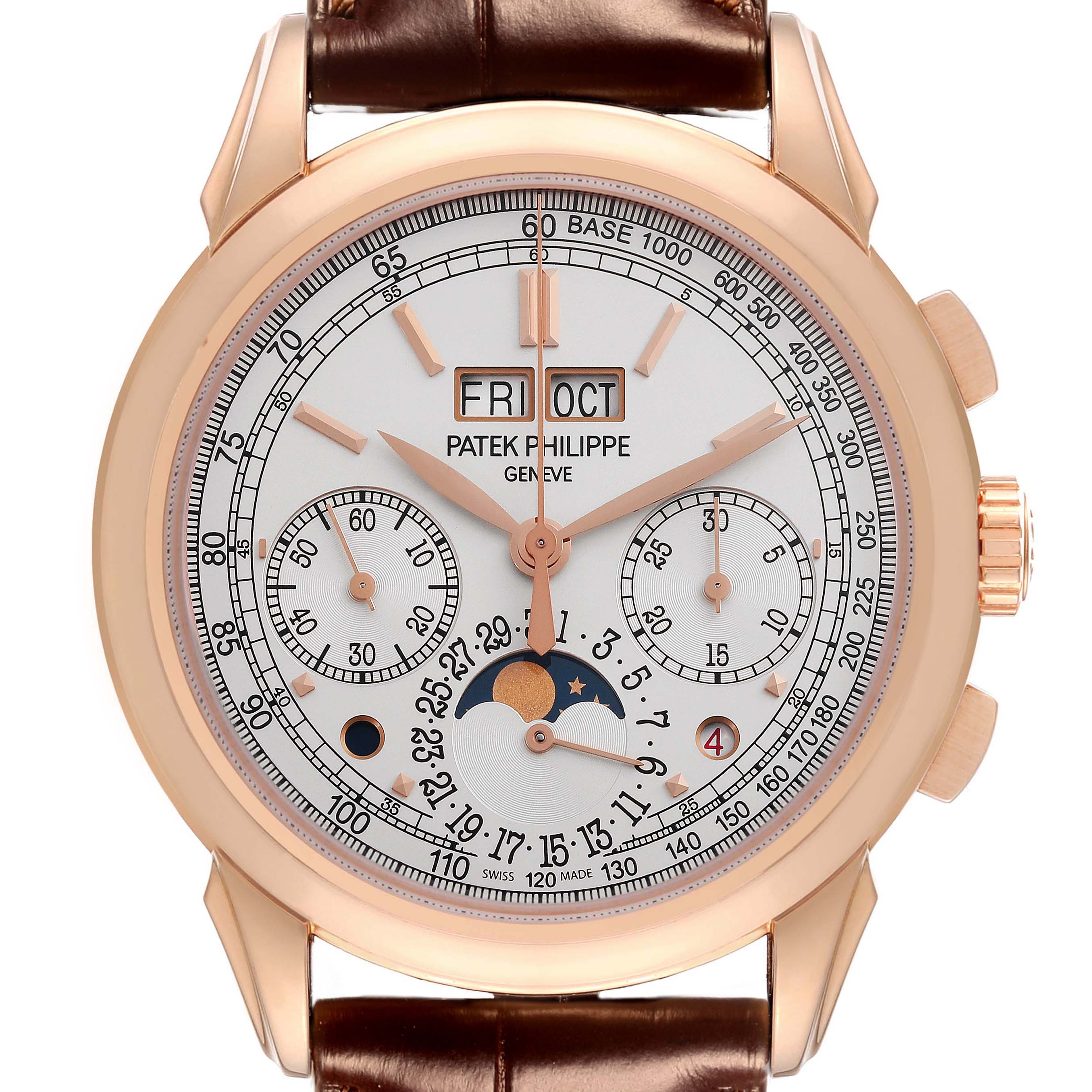 PATEK PHILIPPE コレクションボックス Patek Philippe Chronograph 5170G Silver Dial Mens Watch Box