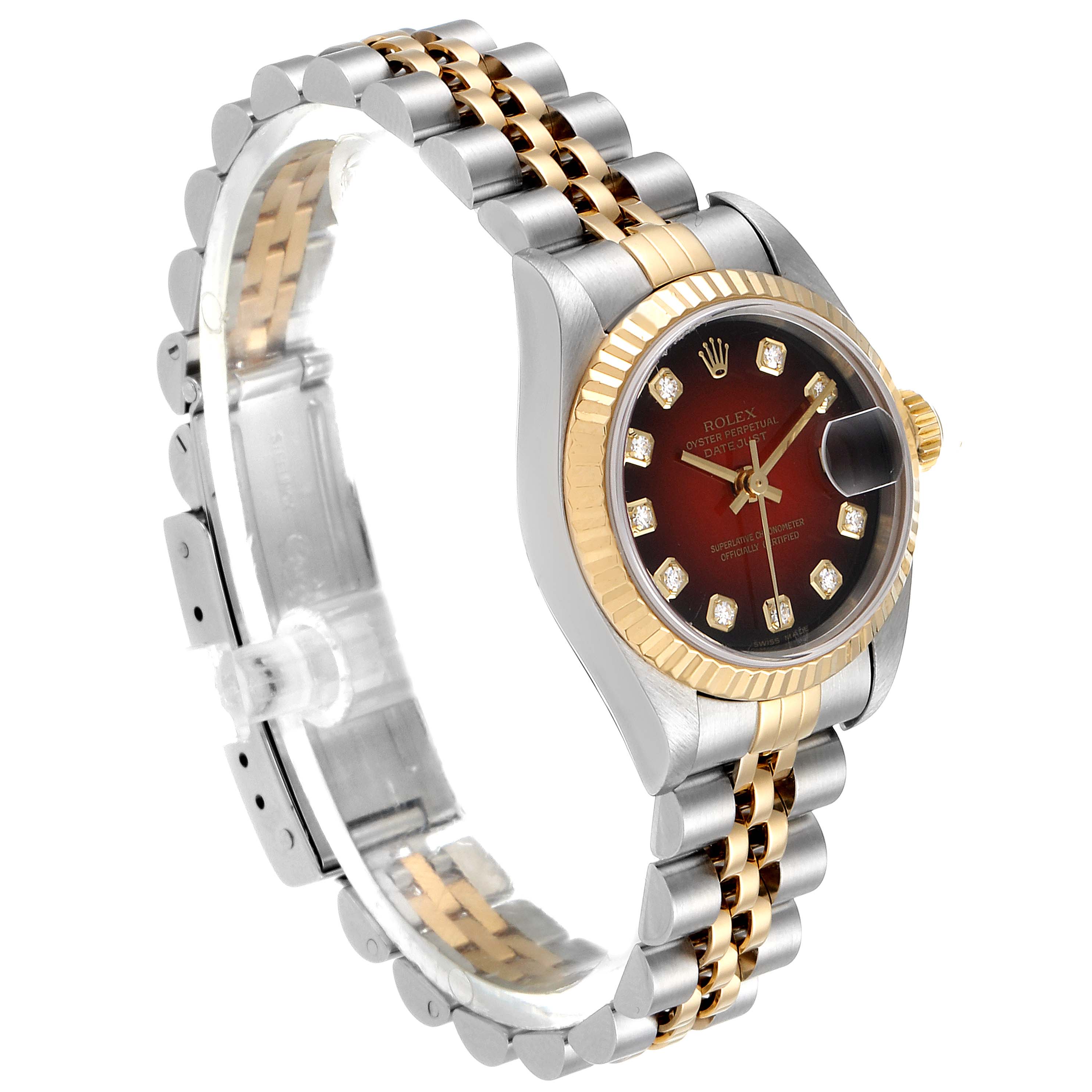 ROLEX DATEJUST 79173 2コマ rolex-datejust-steel-yellow-