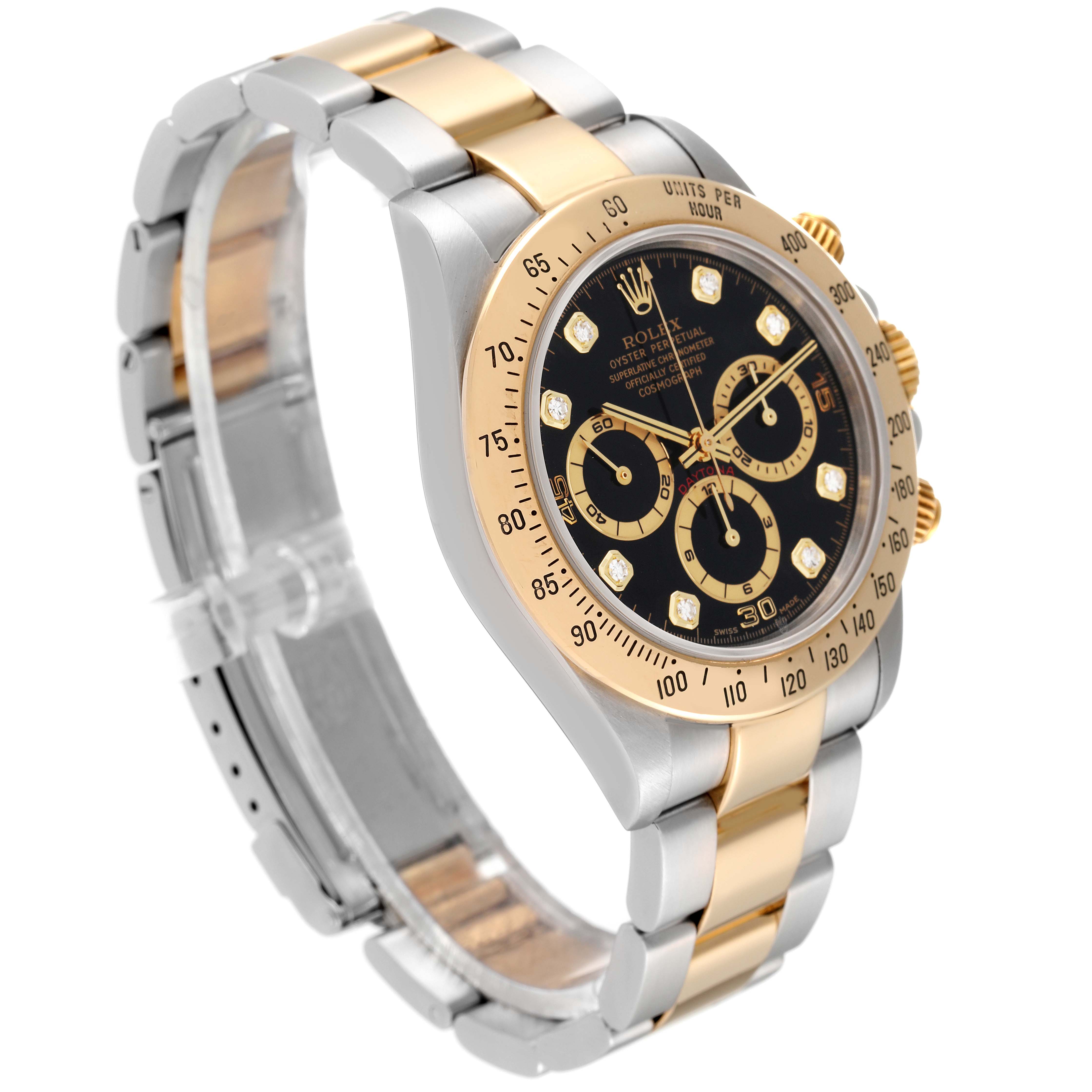 公式 Rolex Daytona Steel and Gold (two tone) 16523G | Stock 55353 アクセサリー