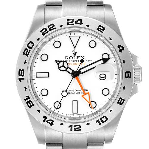 Photo of NOT FOR SALE Rolex Explorer II 42 White Dial Orange Hand Steel Mens Watch 216570 Box Card PARTIAL PAYMENT