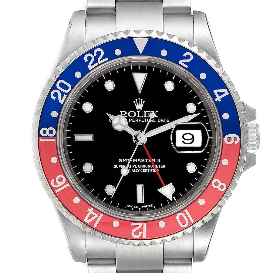 NOT FOR SALE Rolex GMT Master II Pepsi Red and Blue Bezel Steel Mens Watch 16710 PARTIAL PAYMENT SwissWatchExpo