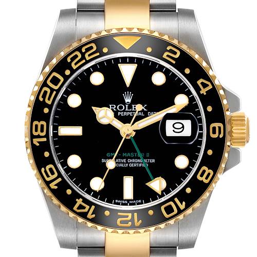 Photo of Rolex GMT Master II Steel Yellow Gold Mens Watch 116713