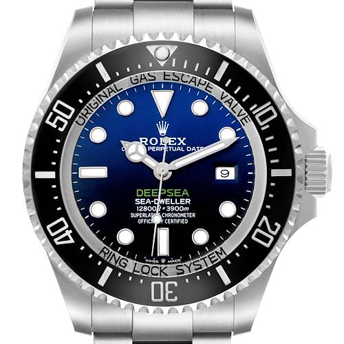 Photo of Rolex Seadweller Deepsea 44 Steel Cameron D-Blue Mens Watch 126660 Box Card
