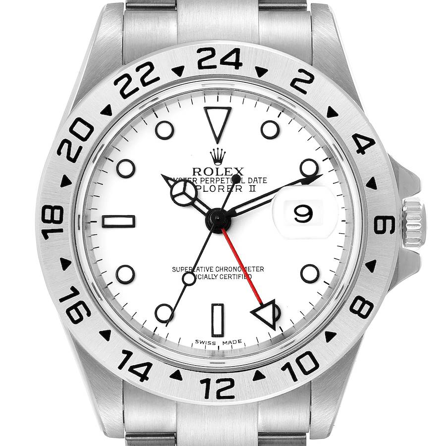 NOT FOR SALE Rolex Explorer II 40mm White Dial Steel Mens Watch 16570 PARTIAL PAYMENT SwissWatchExpo