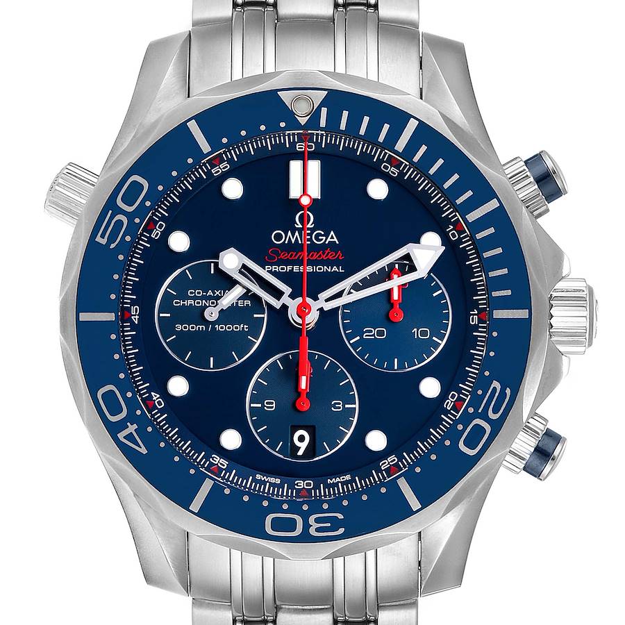 Omega Seamaster Diver 300M 44mm Watch 212.30.44.50.03.001 Box Papers SwissWatchExpo