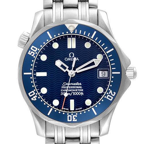 Photo of Omega Seamaster Midsize 36mm Blue Dial Steel Mens Watch 2551.80.00