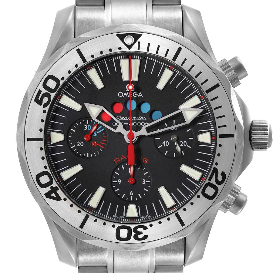 Omega Seamaster Regatta Racing Titanium Mens Watch 2269.52.00 Card SwissWatchExpo