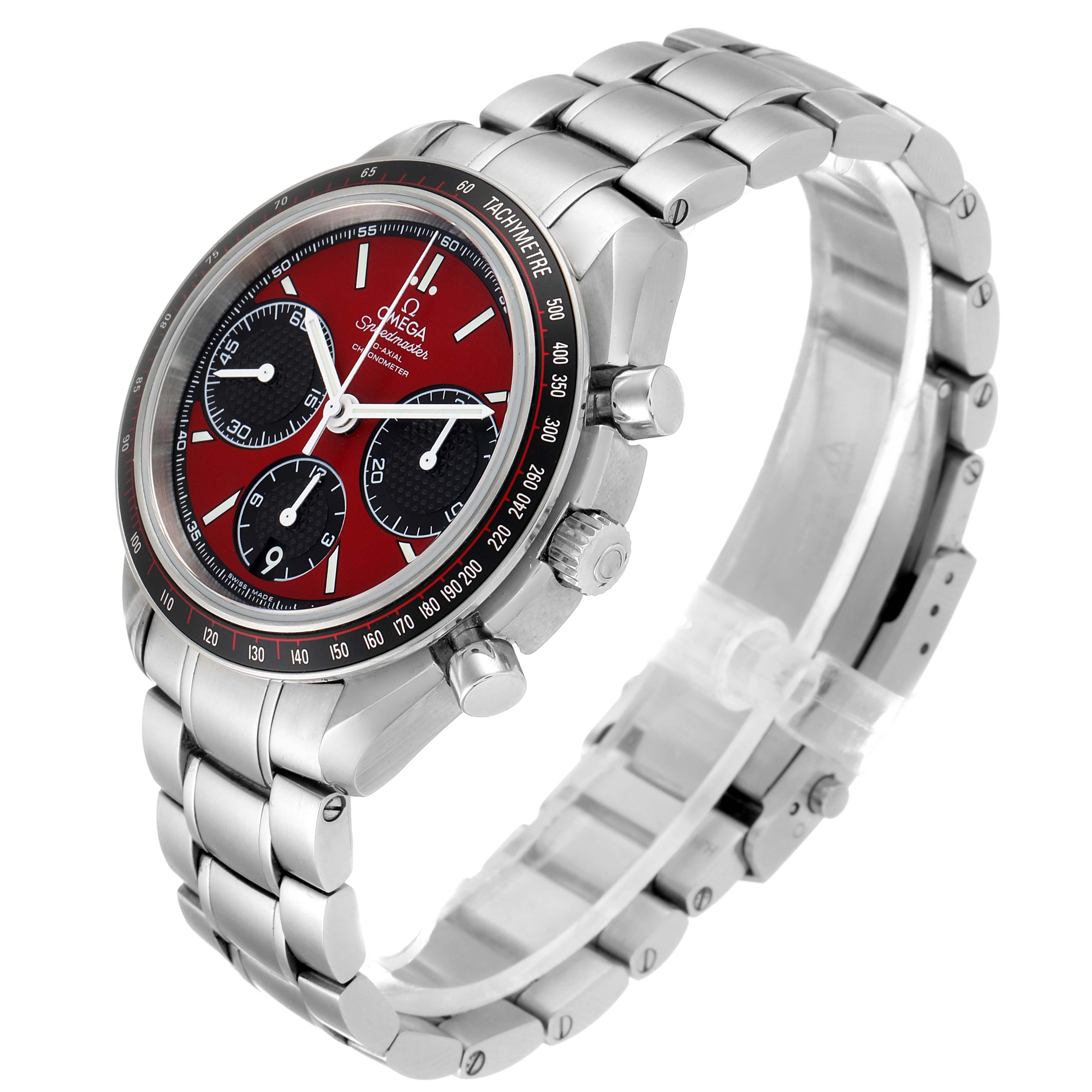 Omega Speedmaster Racing Red Chronograph Mens Watch 326.30 ...