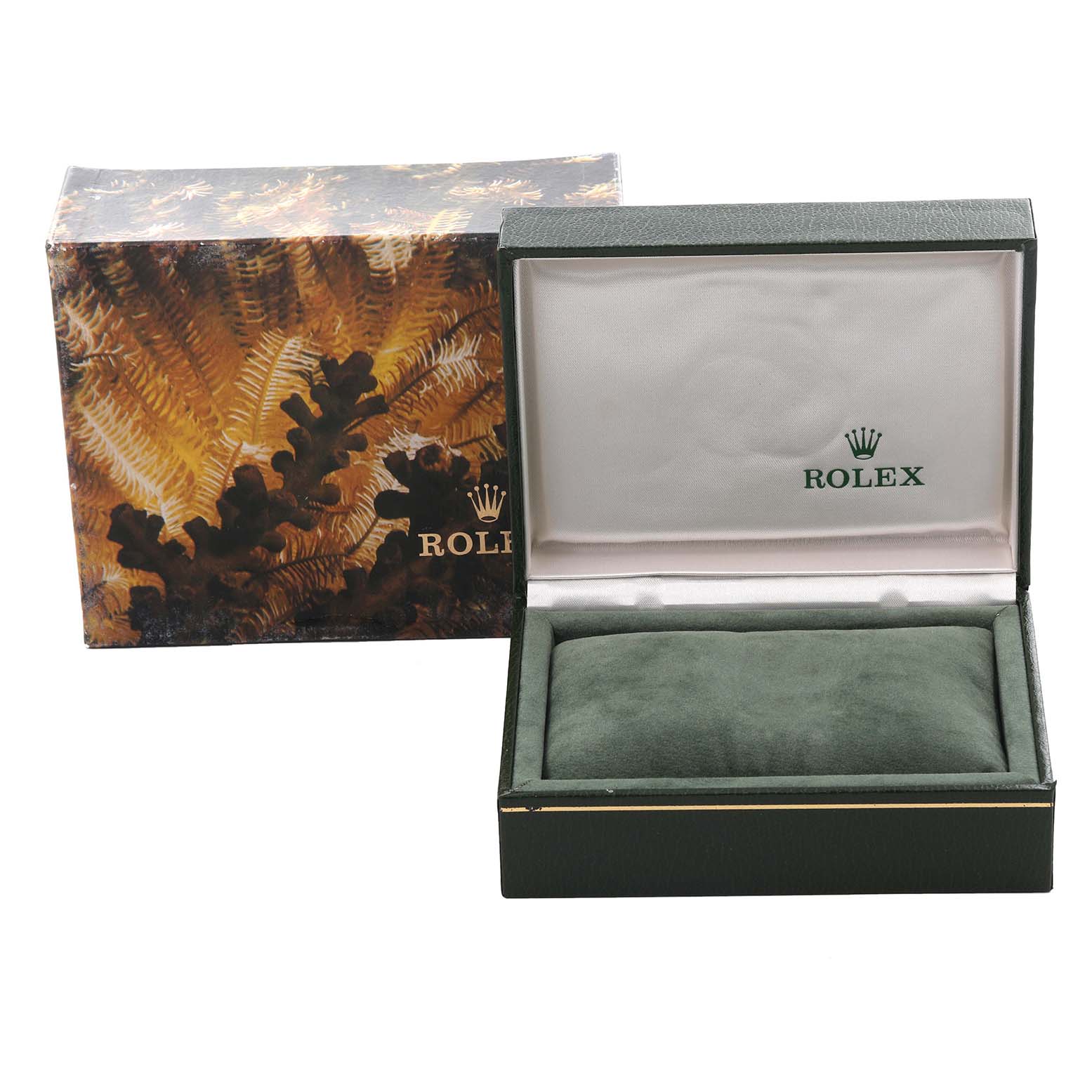 The image shows a Rolex Datejust 69173 Women's Steel and Gold (two tone) Champagne Dial 69173 Women's Steel and Gold (two tone) Champagne Dial box and outer packaging, with no watch visible.