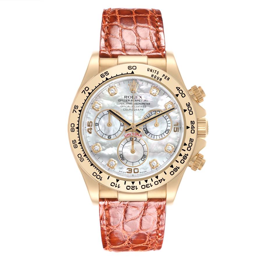 Rolex Daytona Watch Yellow Gold 116518 | SwissWatchExpo