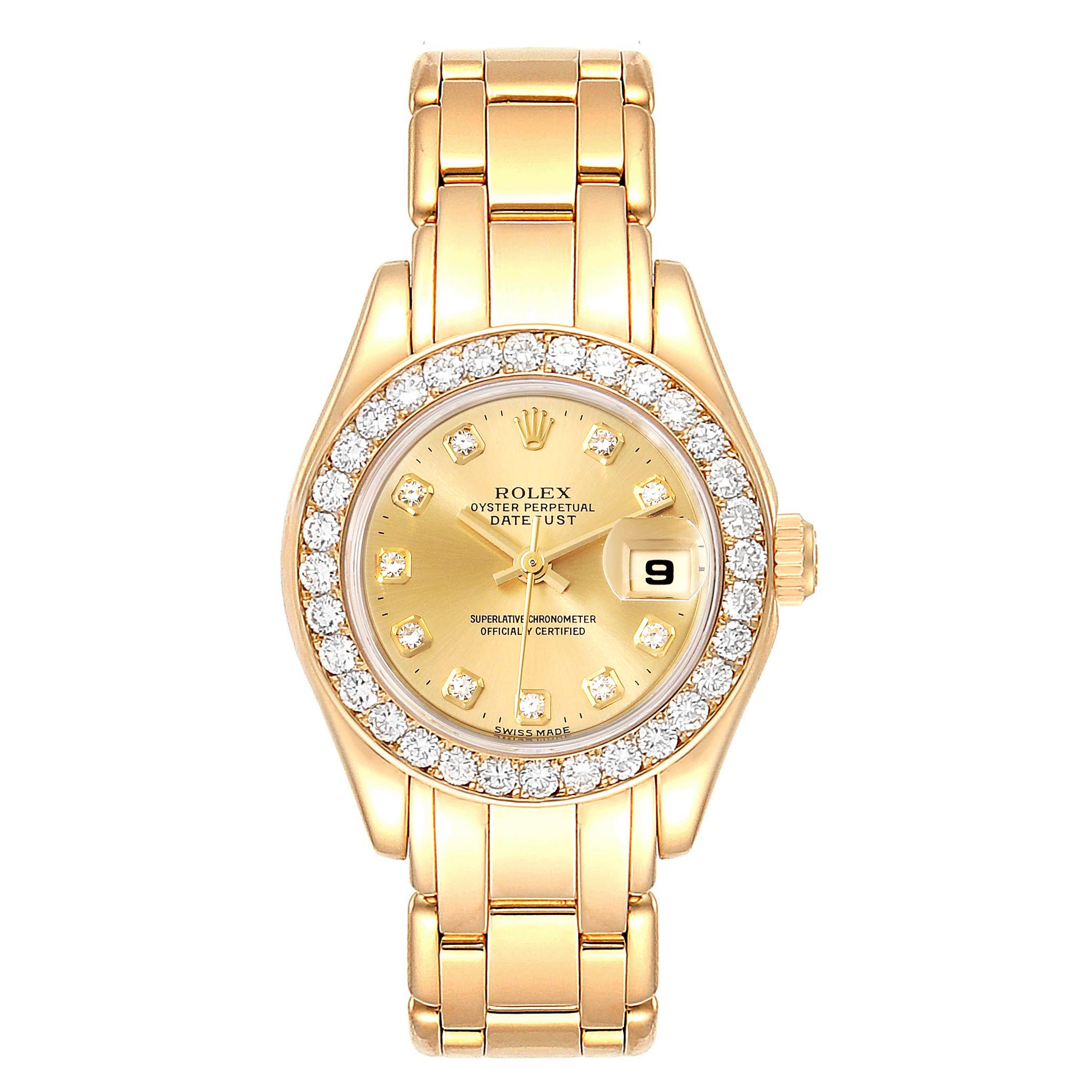 Rolex Pearlmaster Yellow Gold 69298 | Stock 24644A | SwissWatchExpo