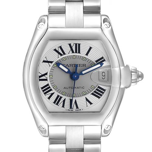 Photo of Cartier Roadster Large Steel Silver Dial Mens Watch W62025V3