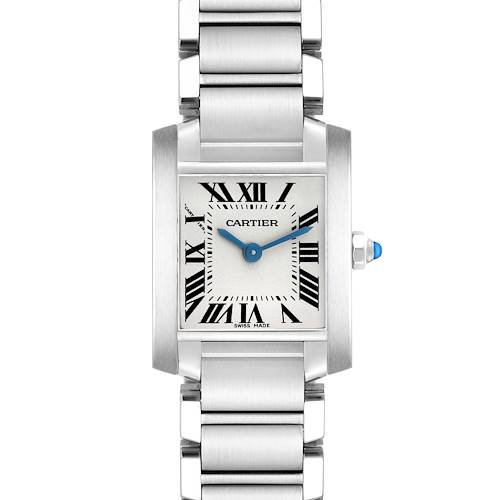 Photo of Cartier Tank Francaise Small Steel Ladies Quartz Watch W51008Q3