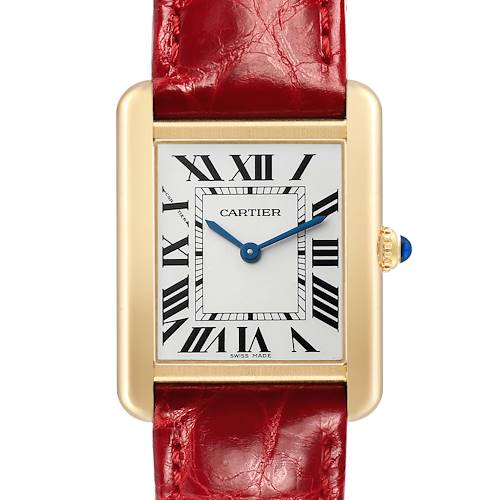 Photo of Cartier Tank Solo Yellow Gold Ladies Watch W5200002