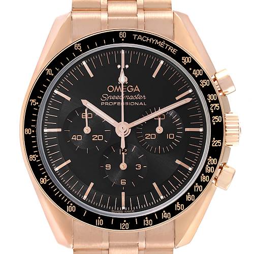 Photo of Omega Speedmaster Rose Gold Mens Moonwatch 310.60.42.50.01.001 Box Card