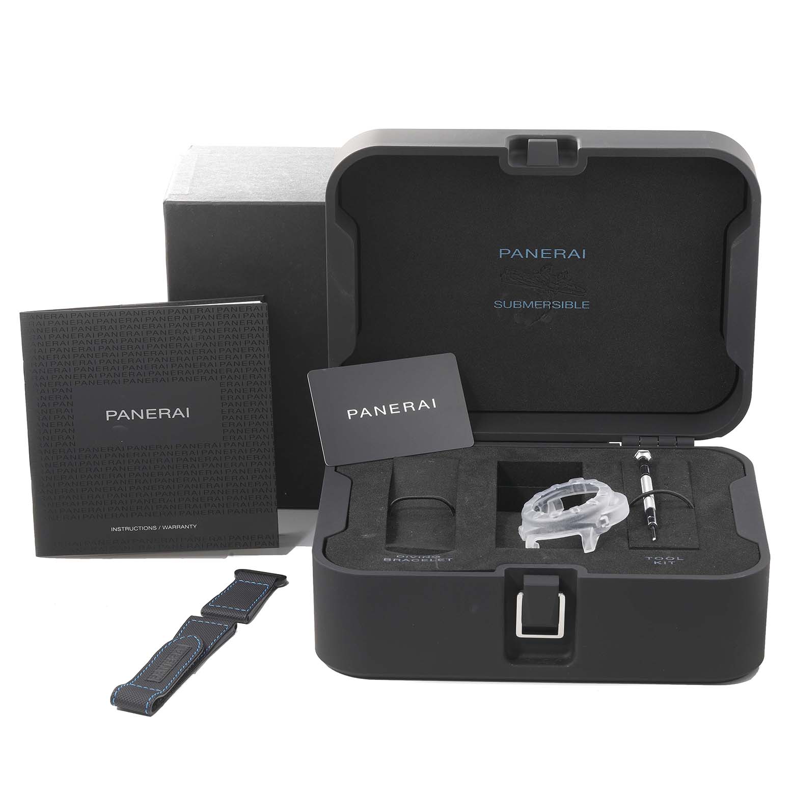 Panerai Luminor Submersible 1950 Carbotech Mens Watch PAM01616 Box Card ...