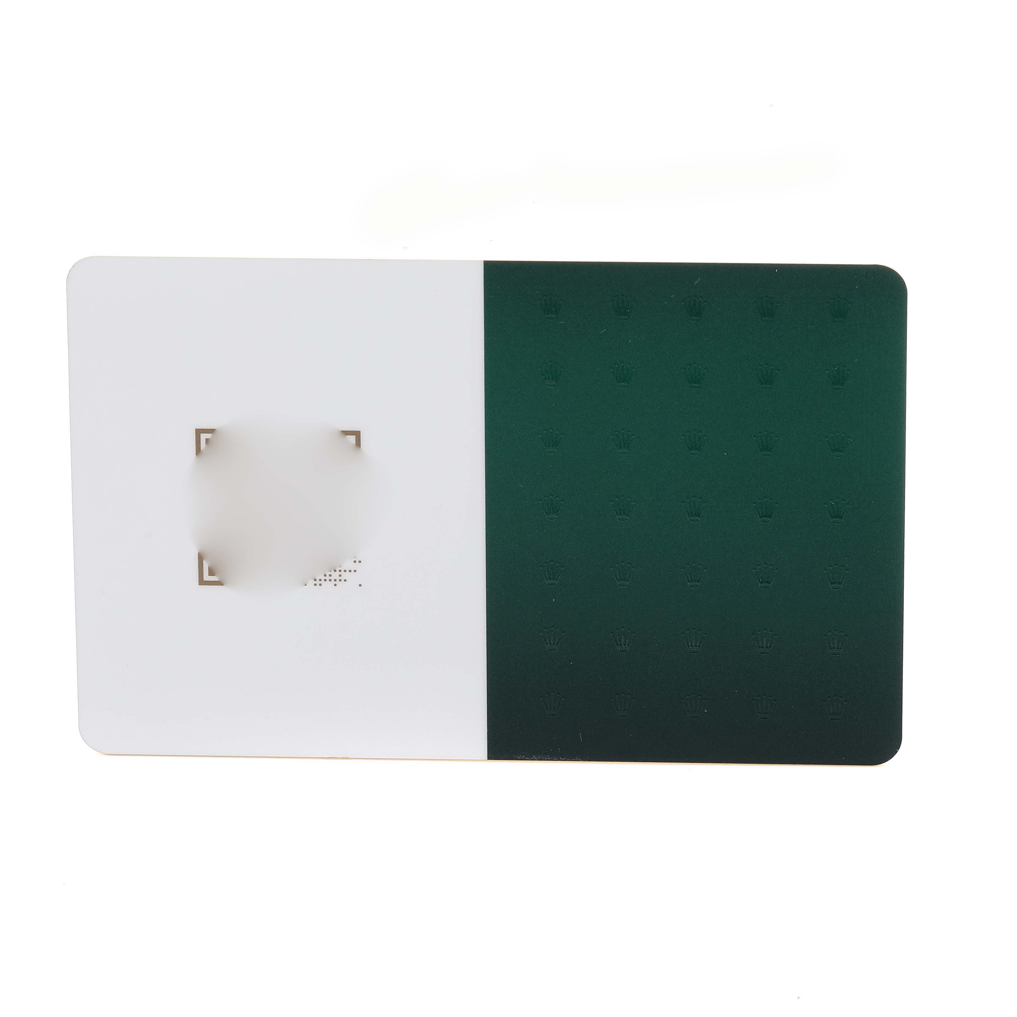 The image shows a horizontal view of a Rolex Datejust 179173 Women's Steel and Gold (two tone) Blue Dial 179173 Women's Steel and Gold (two tone) Blue Dial card accessory.