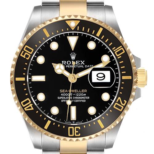 Photo of Rolex Seadweller Steel Yellow Gold Black Dial Mens Watch 126603